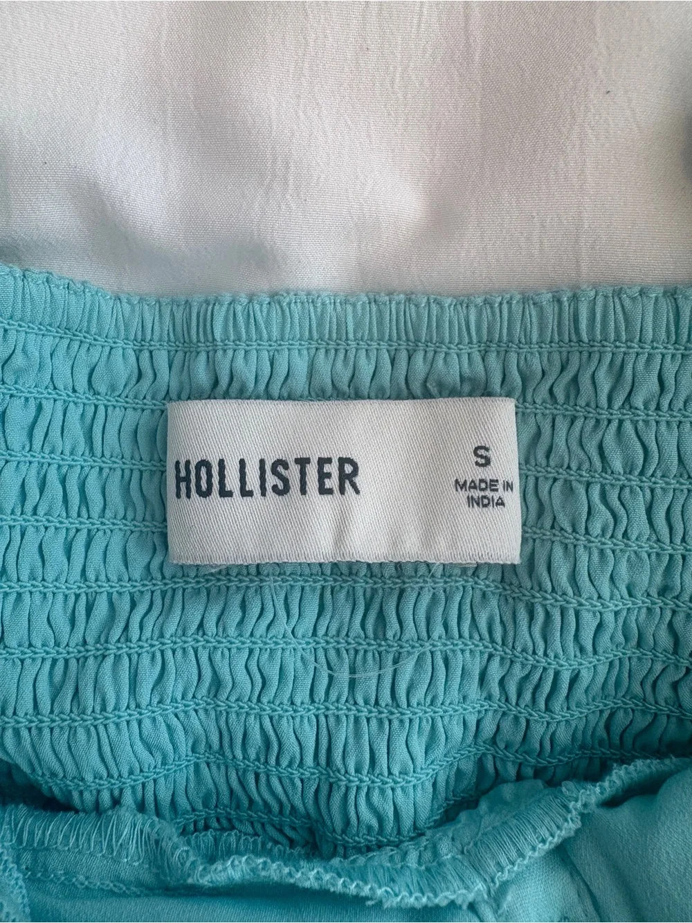 Hollister Turquoise ￼Icon Tunic Babydoll Top – Size Small